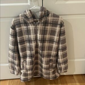 Koolaburra by UGG Brushed Back Sherpa Hoodie Pullover